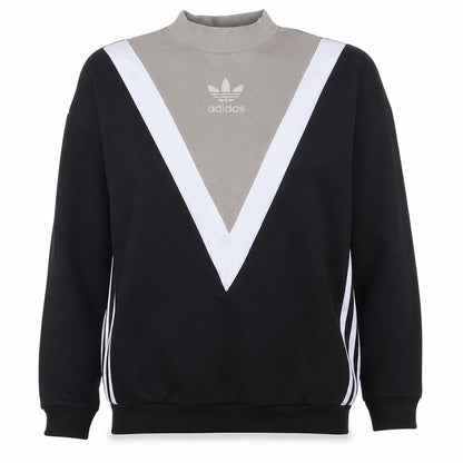 Womens UK Size 6 Adidas Black Pullover Sweatshirt