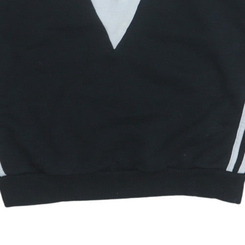 Womens UK Size 6 Adidas Black Pullover Sweatshirt