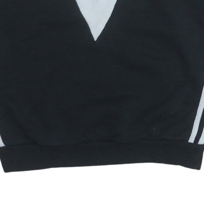 Womens UK Size 6 Adidas Black Pullover Sweatshirt