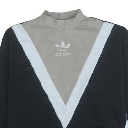 Womens UK Size 6 Adidas Black Pullover Sweatshirt