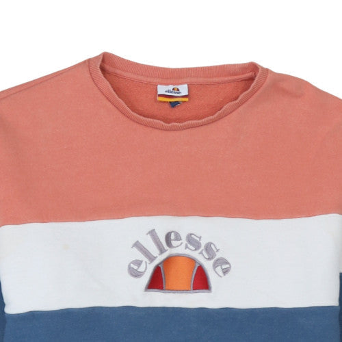 Mens UK Size M ellesse Multicoloured Pullover Sweatshirt