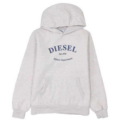 Womens UK Size S Diesel Beige Pullover Hoodie