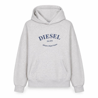 Womens UK Size S Diesel Beige Pullover Hoodie