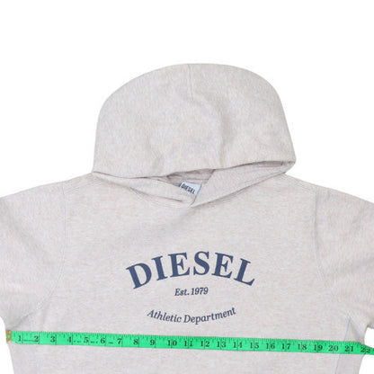 Womens UK Size S Diesel Beige Pullover Hoodie