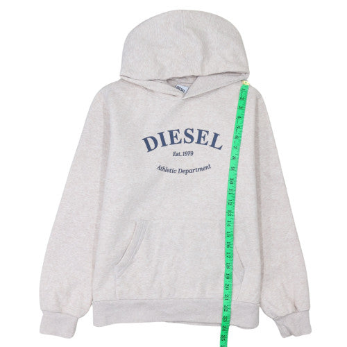 Womens UK Size S Diesel Beige Pullover Hoodie