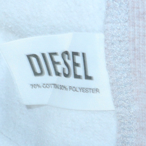 Womens UK Size S Diesel Beige Pullover Hoodie