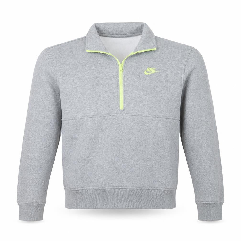 Mens UK Size XS Nike Grey 1/4 Zip Sweatshirt