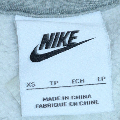 Mens UK Size XS Nike Grey 1/4 Zip Sweatshirt