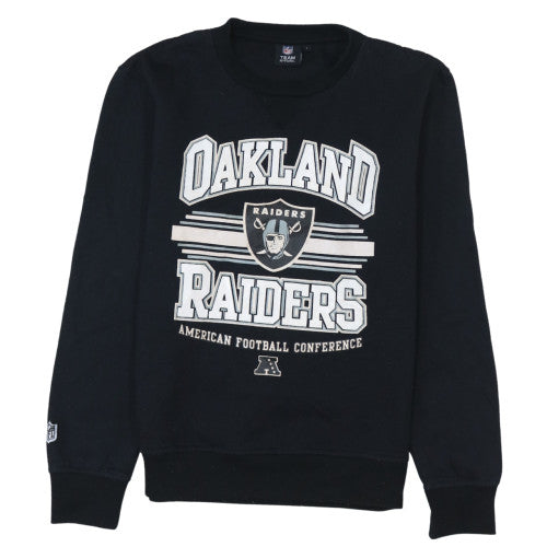 Womens UK Size M NFL Team Apparel Black Pullover Sweatshirt