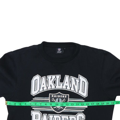 Womens UK Size M NFL Team Apparel Black Pullover Sweatshirt