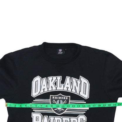 Womens UK Size M NFL Team Apparel Black Pullover Sweatshirt