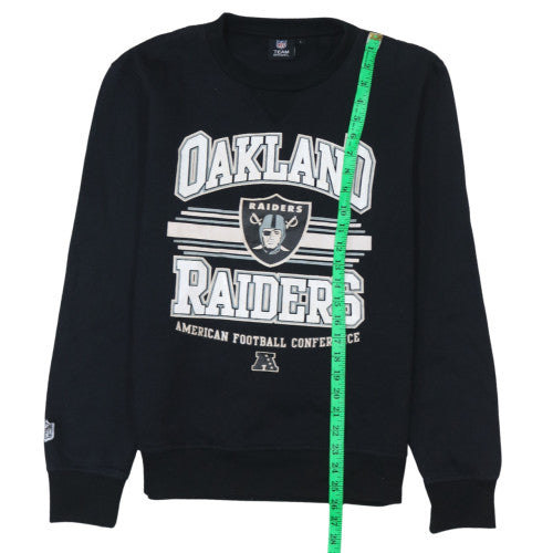 Womens UK Size M NFL Team Apparel Black Pullover Sweatshirt