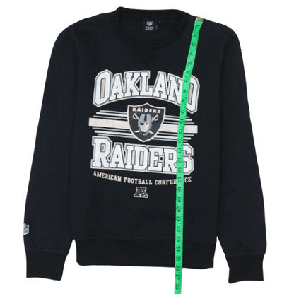 Womens UK Size M NFL Team Apparel Black Pullover Sweatshirt