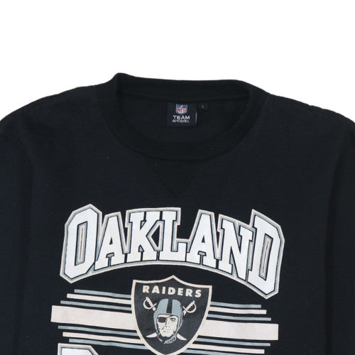 Womens UK Size M NFL Team Apparel Black Pullover Sweatshirt