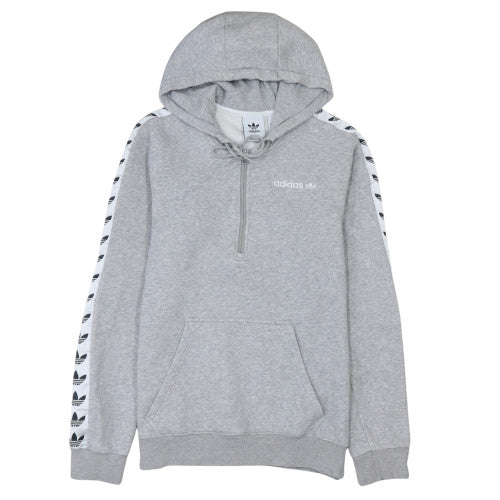 Mens UK Size S Adidas Grey 1/2 Zip Hoodie