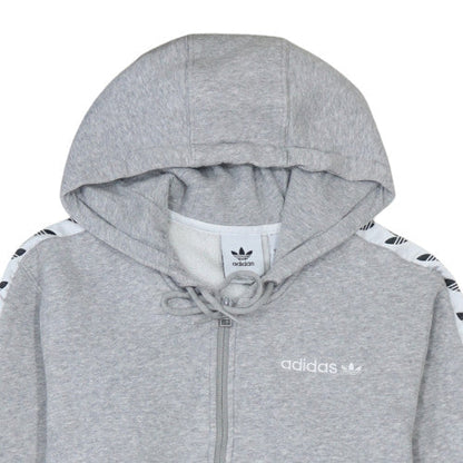 Mens UK Size S Adidas Grey 1/2 Zip Hoodie