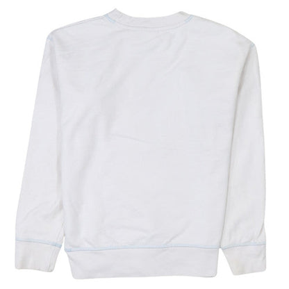 Womens UK Size 2XS Levi's White Pullover Sweatshirt