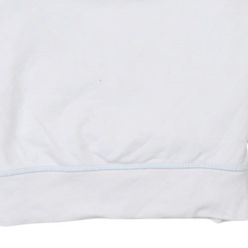 Womens UK Size 2XS Levi's White Pullover Sweatshirt