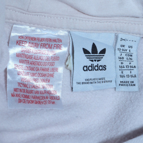 Teens UK Size 8 Adidas White Pullover Hoodie