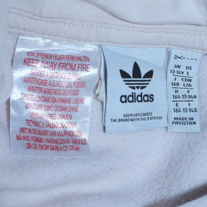 Teens UK Size 8 Adidas White Pullover Hoodie