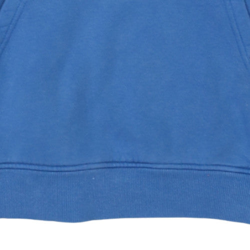 Mens UK Size M Canterbury Blue Pullover Hoodie