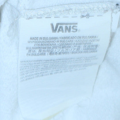 Mens UK Size XS Vans White Pullover Sweatshirt