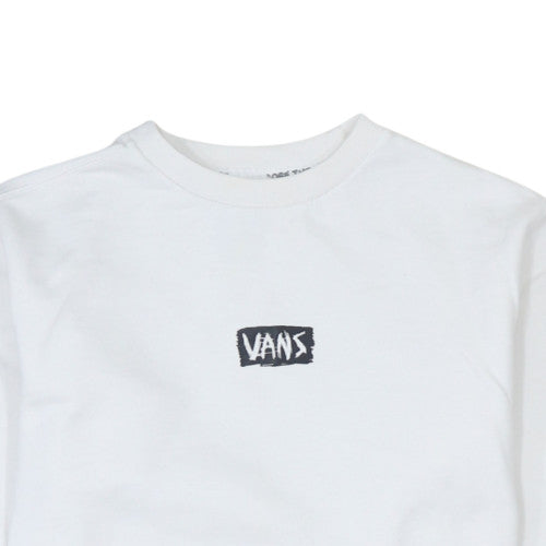 Mens UK Size XS Vans White Pullover Sweatshirt