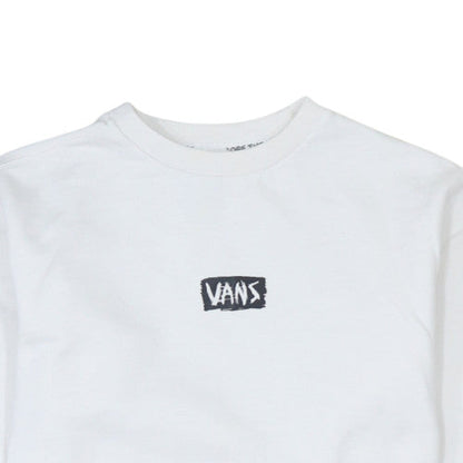 Mens UK Size XS Vans White Pullover Sweatshirt