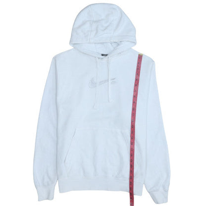 Mens UK Size M Nike White Pullover Hoodie