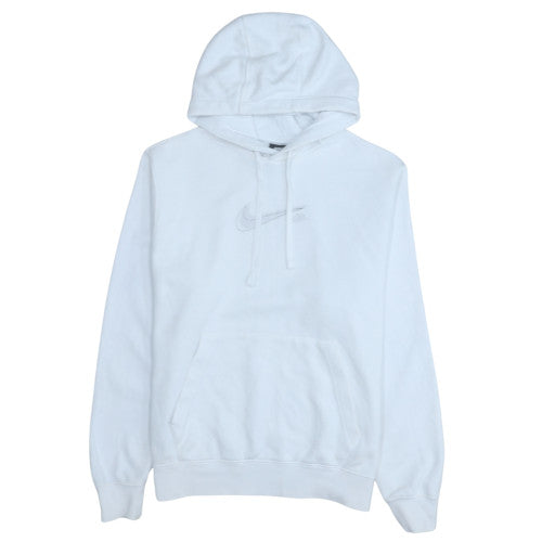 Mens UK Size M Nike White Pullover Hoodie