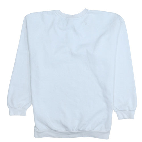 Womens UK Size 12 Adidas White Pullover Sweatshirt