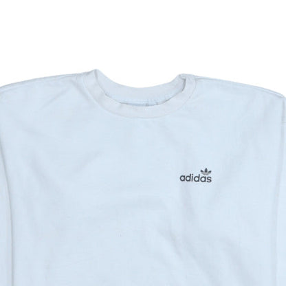 Womens UK Size 12 Adidas White Pullover Sweatshirt