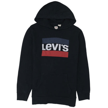 Mens UK Size L Levi's Black Pullover Hoodie
