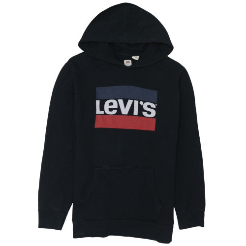 Mens UK Size L Levi's Black Pullover Hoodie