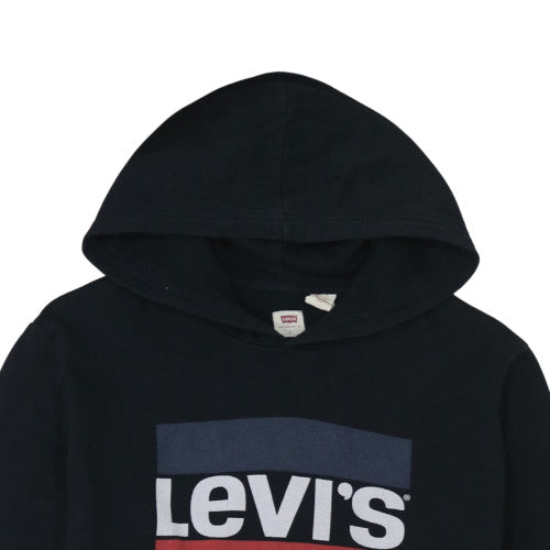 Mens UK Size L Levi's Black Pullover Hoodie