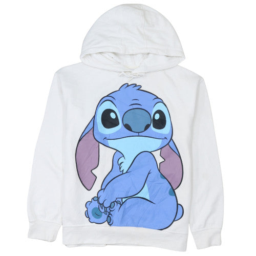 Womens UK Size 12/14 Disney White Pullover Hoodie