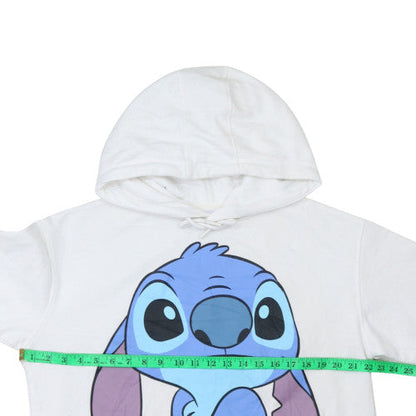 Womens UK Size 12/14 Disney White Pullover Hoodie