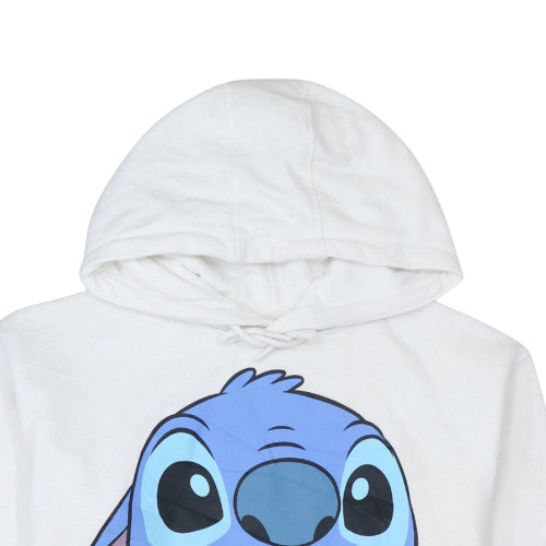 Womens UK Size 12/14 Disney White Pullover Hoodie