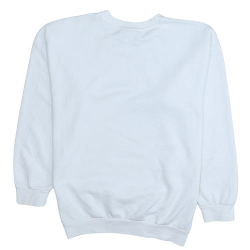 Womens UK Size 8 adidas White Pullover Sweatshirt