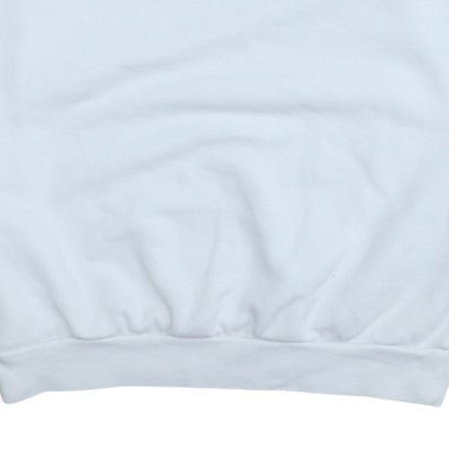 Womens UK Size 8 adidas White Pullover Sweatshirt