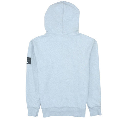 Mens UK Size S Calvin Klein Jeans Grey Pullover Hoodie