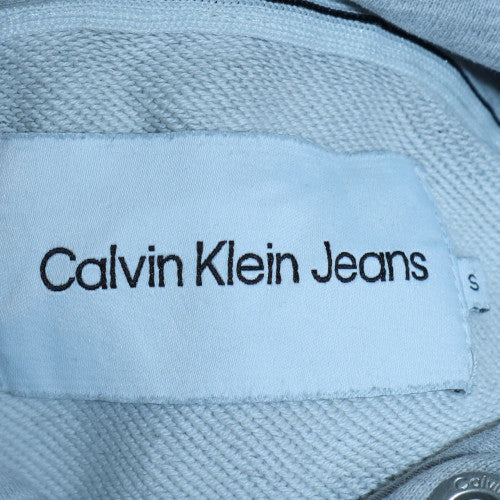 Mens UK Size S Calvin Klein Jeans Grey Pullover Hoodie