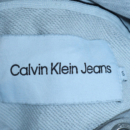 Mens UK Size S Calvin Klein Jeans Grey Pullover Hoodie