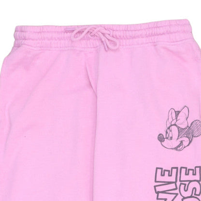 Disney Womens Pink Minnie Mouse Sweatpants Size M Regular Fit