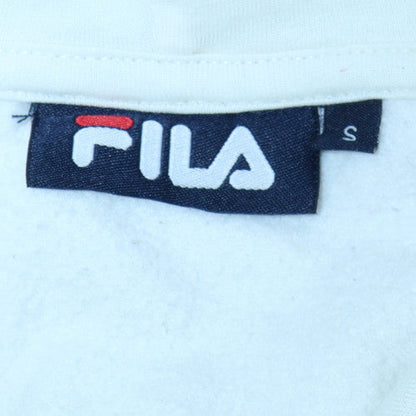 Womens UK Size S Fila White Pullover Hoodie