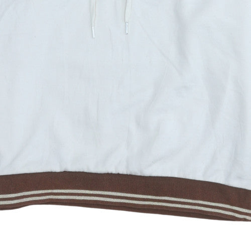 Womens UK Size S Fila White Pullover Hoodie
