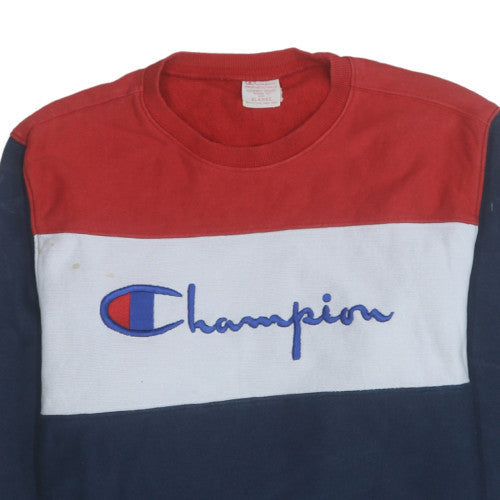 Mens UK Size XL Champion Multicoloured Pullover Sweatshirt