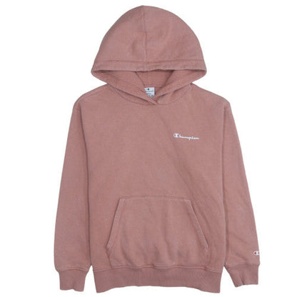 Womens UK Size S Champion Pink Pullover Hoodie