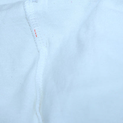 Tommy Hilfiger Men's White Crew Neck Logo Tape T-Shirt Size M