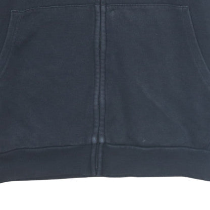 Champion Boys Black Full Zip Hoodie XL 13-14 Years Cotton Blend Logo